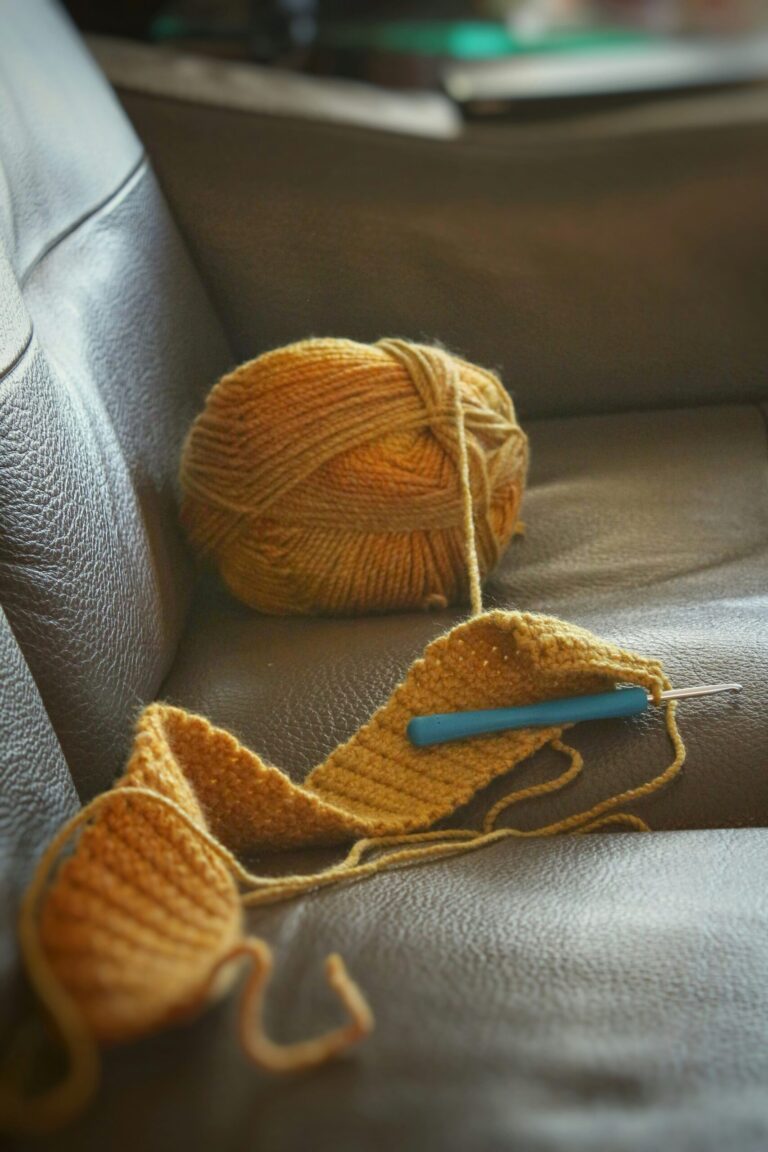 Minischal stricken